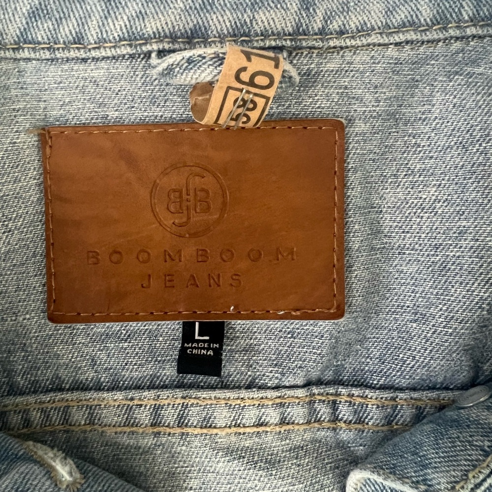 Boom Boom Jeans Denim Jacket Sz Large